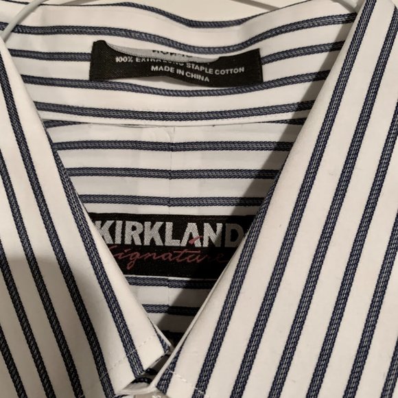 Kirkland Shirts Size 16-35...Button Front...Lot Of 3 - Picture 7 of 13